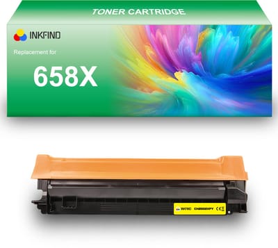 INKFIND 658X (W2002X) Geel tonercartridge compatibel met HP 658X (W2002X) Geel toner cartridge - 1-pack Geel