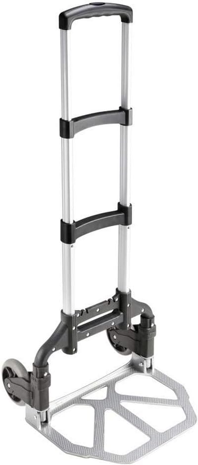 Opvouwbare steekwagen met vergrendelbare greep en TPR-wielen - max. draagvermogen 45 kg