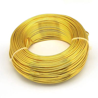 Bloemist Ijzerdraad - Bloemensteel Draad - Bloemen Vormgeven - Sterke Flexibiliteit - 100 meter - Goud