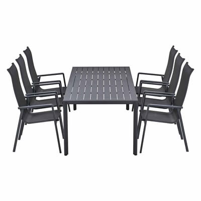 Garden Impressions Siena tuinset 7-delig - Kasper tuintafel 220x93 cm