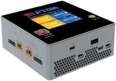 Slimme Batterijlader - Accu Oplader - Batterijen Opladen - Quad Channel - 1000W - Zwart