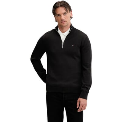 Tommy Jeans Trui Tjm Slm Ess Light Dm0dm21654 Bds Black Mannen Maat - XXL