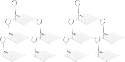 Dailygoods - Set van 10 Metalen Etiketklemmen voor Voedselborden