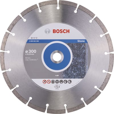 Bosch - Diamantdoorslijpschijf Standard for Stone 300 x 22,23 x 3,1 x 10 mm
