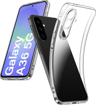 Flexibele achterkant Silicone hoesje Transparant Geschikt voor: Samsung Galaxy A36