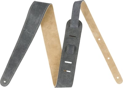 Fender Reversible Suede Gitaarband Grijs/Geelbruin 0990691024