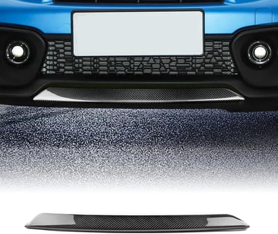 Abarth 595 2017-2023 Hard Carbon Fiber Bumper Trim Onder De Mistlampen, Decoratieve Accessoires voor Auto, Zwart, Duurzaam en Stijlvol