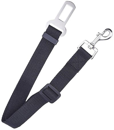 Hondengordel auto - Autogordel hond - Auto riem hond - Verstelbaar - Huisdier autoaccessoire - Nylon - Zwart - Jonyx