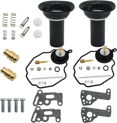Carburateur Reparatieset voor Yamaha Virago 535 en XV500 - Compleet met Zuiger, Float en Naald Onderdelen voor Betrouwbare Prestaties