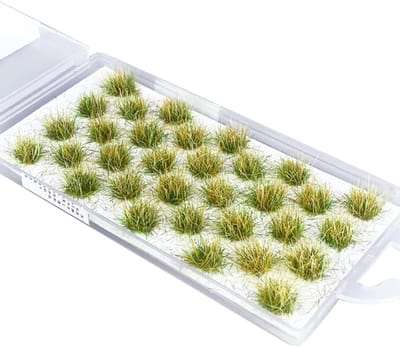 Gras Model - Miniatuur Struiken - Landschap Bouwen - Realistisch Uiterlijk - 32 Stuks - Groen