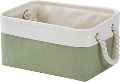 Kleine Opbergdoos met Handvatten voor Planken, Duurzaam en Versterkt, Ideaal voor Speelgoed en Organisatie