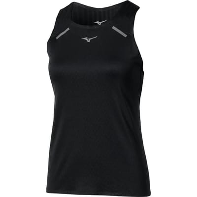 Mizuno Tech Light Mouwloos T-shirt Zwart M Vrouw