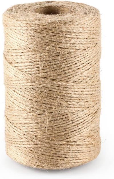Natuurlijke Jute Touw van 100 m, 1.5 mm Dikte, Sterk en Scheurvast, Ideaal voor Creatieve Projecten, Tuinieren en Cadeauverpakkingen