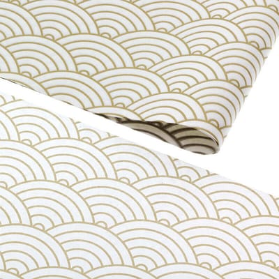 Vloeipapier 35x50cm Golden Waves - Goud Zijdepapier - 200 vellen