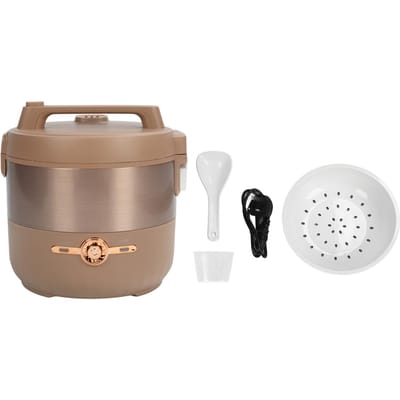 MMR 100 900W Rijstkoker ABS Elektrische Snelkookpan 5L Digitale Snelkookpan voor Thuis Restaurant L bruin