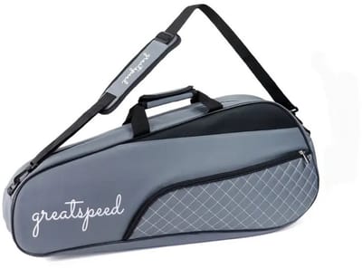 Nivard Padeltas - Padel Tas - Tennistas - Tennis - Rugzak - Hoes - Heren - Dames - Zak - Zwart/Grijs