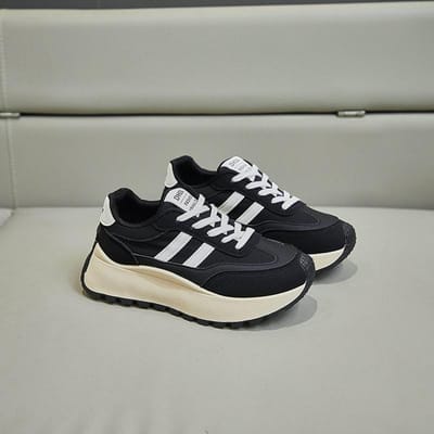 Lente Forrest Gump Schoenen Nieuwe Stijl van Damesstudenten Schoenen met Dikke Zool Dad Shoes Verhoogde Sport- en Casual Schoenen 40 gray