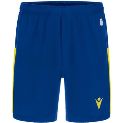 Macron Skara Short Heren - Royal / Geel | Maat: L