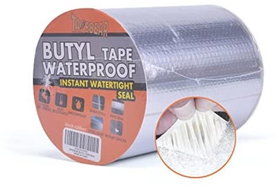 Waterdichte butyl zelfklevende afdichtingsband voor reparatie van dakkages en oppervlakten - 15 cm x 40 m