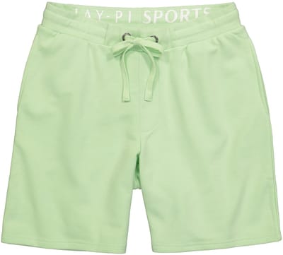JAY-PI - Heren - Sweatbermuda fitness 3 zakken - Heldergroen - Maat 5XL