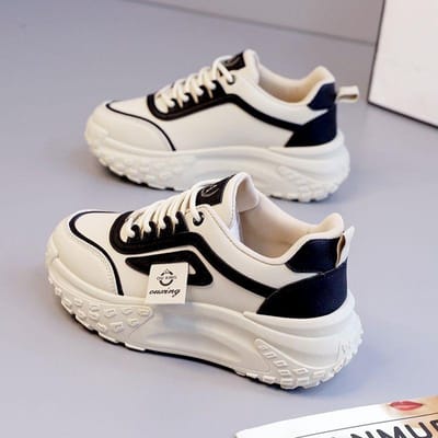 Dad Schoenen Dames Nieuwe Herfst Damesschoenen Verhoog Hoogte Veelzijdige Kleine Platform Sneakers Dames 40 zwart