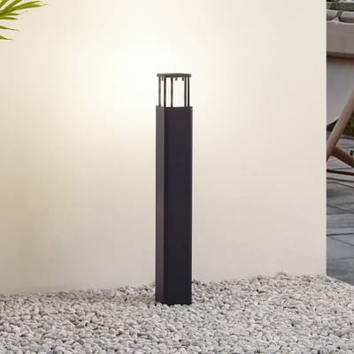 Lucande - LED buitenlamp - 1licht - Gegoten aluminium, kunststof - H: 65 cm - GU10 - zwart