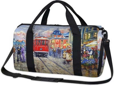 Sport Plunjezak - Weekendtas Reistas - Reizen en Sport - Veelzijdig Organisatievak - 45 x 23 x 21.5 cm - Meerkleurig