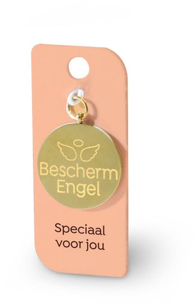 Gouden Charm - Beschermengel