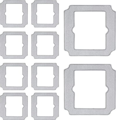 10 wasbare reinigingspads Geschikt voor ECOVACS WINBOT W2 PRO/W2 PRO Omni/W2 Omni/W2/W1 Pro/W1 raamreinigingsrobots.