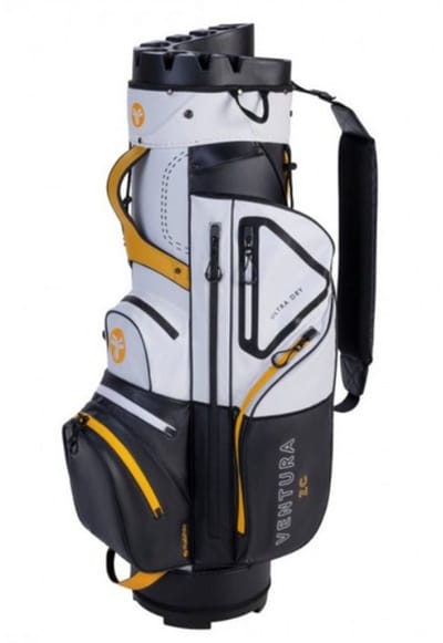 Fastfold Cartbag Ventura Zwart Wit Geel