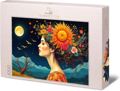 Legpuzzel 1000 stukjes - Bloemenpuzzel Dames - Ontspannend Tijdverdrijf - Precisie Stanswerk - 68 x 48 cm - Multicolor