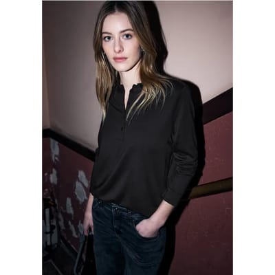 Shirt met lange mouwen en ruches