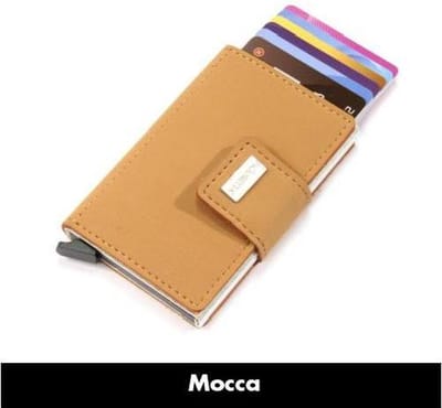 Figuretta Card Protector 1300998 B7 RFID - Creditcardhouder - Pu-Leer - Mokka