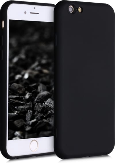 kwmobile telefoonhoesje geschikt voor Apple iPhone 6 / 6S - Hoesje voor smartphone - Back cover in mat zwart