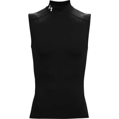 Under Armour T-Shirt Ua Hg Armour Comp Mock Sl Black 001-L (US LG)