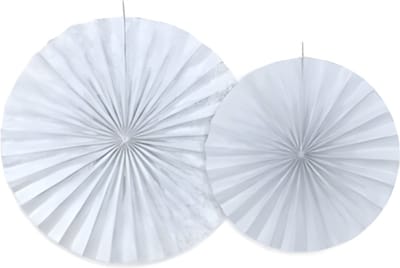 Waaier rozetten blauw