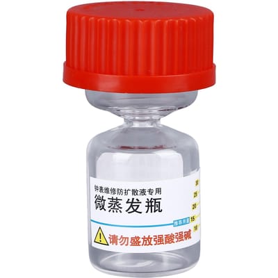 7066 8981 Micro Bouteille en Verre à Évaporation Goulot Étroit Dispersion de Liquide Volatilisation rouge