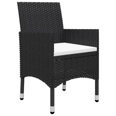 vidaXL - 5-delige - Tuinset - zwart