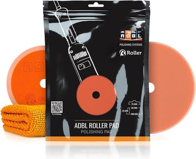 Polijstschijf Schuim - Schuurpad Dual Action - Auto Polijsten - Diamantvorm Veiligheid - Ø 75 mm - Oranje
