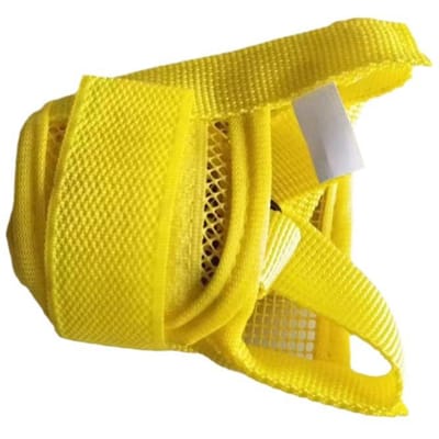 Anti-blaffende hondenmuilkorf voor kleine grote honden Verstelbare mesh ademende huisdiermondmuilkorven voor honden Nylon riemen Hondenaccessoires M