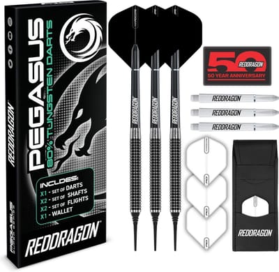 Professionele Tungsten Softtip Darts (18g/20g) met Witte Flights en Assortiment Shafts