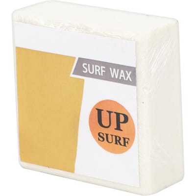 UPSURF Planche de Surf Professionnelle Carrée Transparente Blanc Lait Anti-dérapant Cire Outil d'Accessoires pour Surf Base Wax white