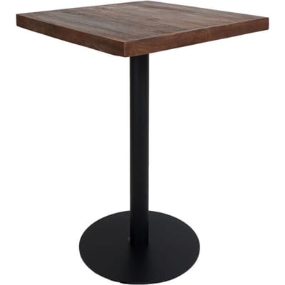 Home67 Bartafel espresso mangohout 70 cm