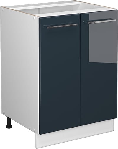 Vicco Fame-Line Keukenonderkast – 60 cm zonder werkblad Donkerblauw hoogglans