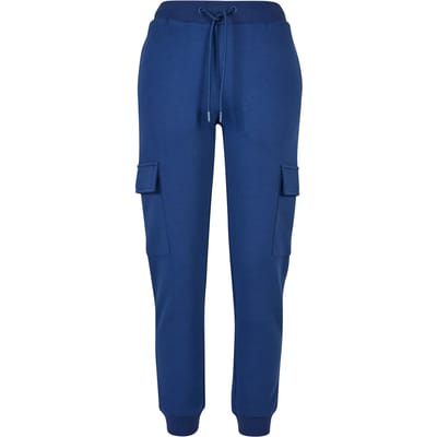 Urban Classics - Cargo Dames joggingbroek - L - Blauw
