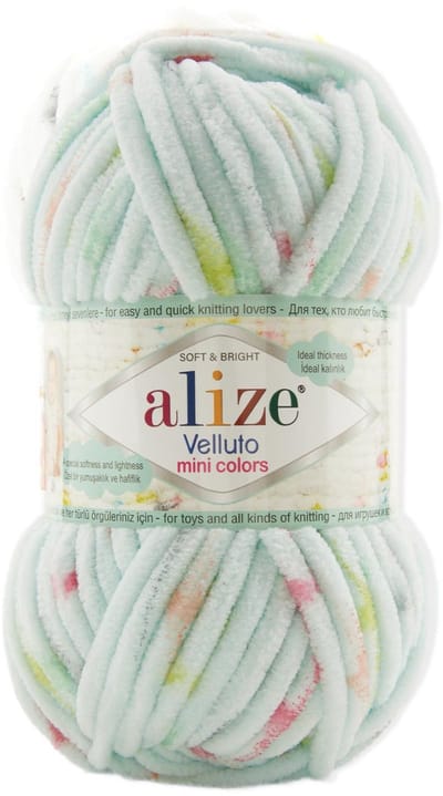 Alize Velluto Mini Colors 8118 Pakket 5 Bollen