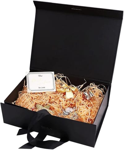 Dailygoods- Geschenkdoos met magneetsluiting - Premium geschenkdoos - Decoratief - Voor verjaardag/jubileum - Luxe verpakking - Afmetingen 21 x 17 x 7 cm - Cadeauverpakking