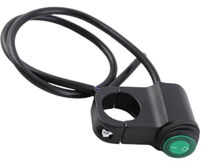 Dailygoody - Universele Motor Handvat Schakelaar 22mm 12V met Dubbele Functie en Indicator