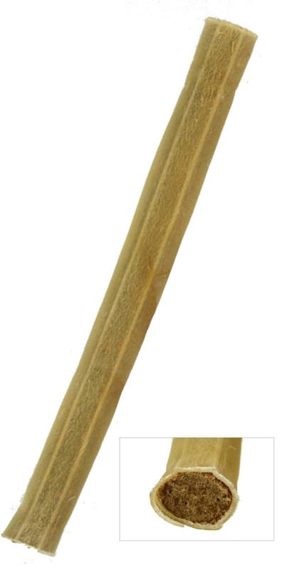 Petsnack - Hondensnack - Geperste Kauwstaaf Met Rund - Gedroogde Buffelhuid - 25.5 cm - 10 stuks