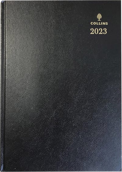 Weekplanner - Agenda Dagboek - Zakelijk Plannen - FSC Gecertificeerd Papier - A4 Formaat - Zwart